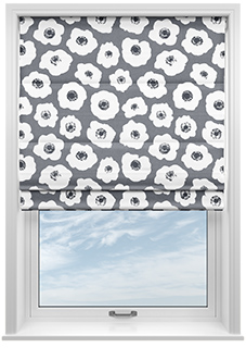 Vallmo, Carbon - Roman Blind